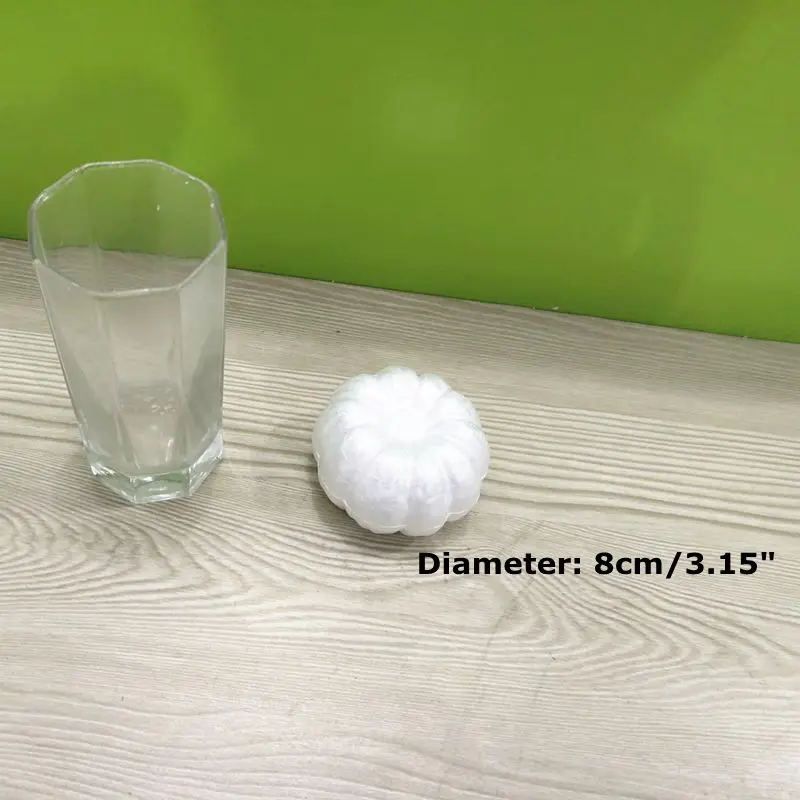 DIY Хэллоуин Тыква диаметр 5-20 см Тыква пенополистирол пенопласт для украшения ремесла ZXY9827 - Цвет: 10pcs 8cm