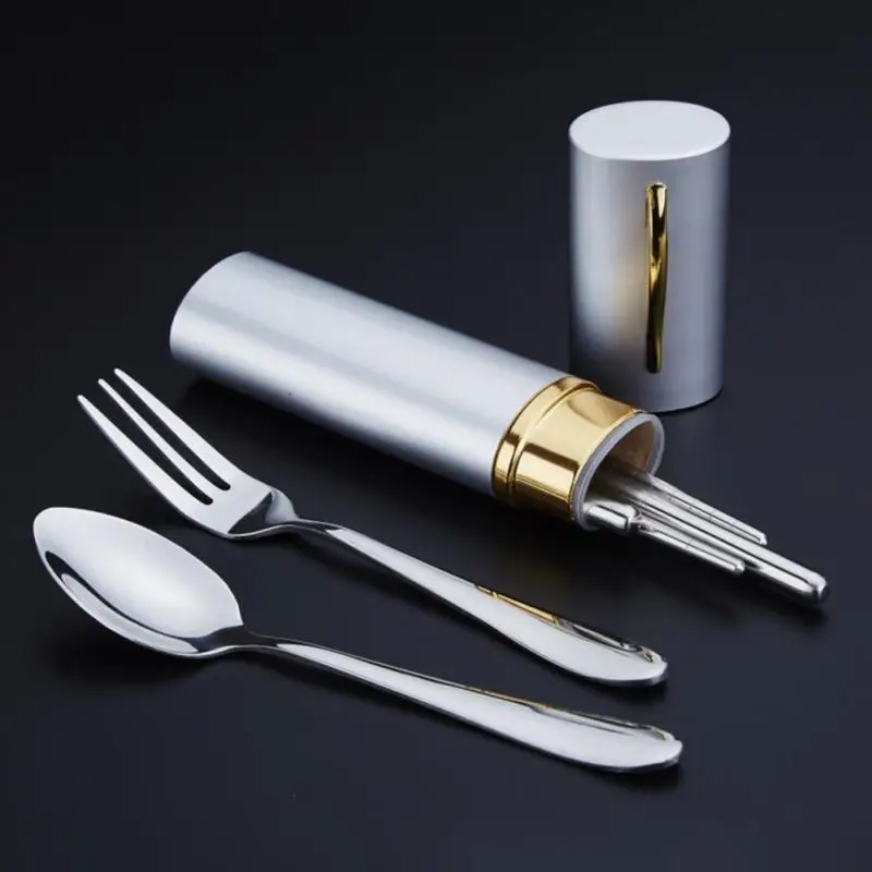 3 шт./компл. Пеший Туризм на открытом воздухе ложка Нержавеющая сталь палочки