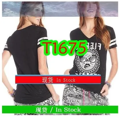 T1675 black Блузка 1711 1852 1853 1860 411 1849 1865 1843 1848 1981 1854 - Цвет: T1675 black