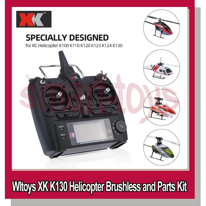 Émetteur Télécommande K130 pour Hélicoptère RC Wltoys XK
