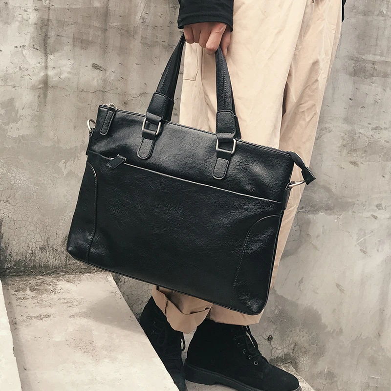 Кожаная сумка для ноутбука GUMST мужская деловая через плечо мужские сумки