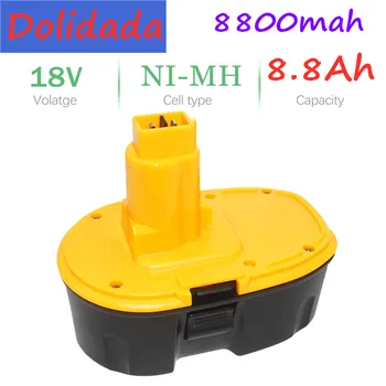 

18V 8.8Ah 8800mah Rechargeable Li-ion Battery Portable Replacement Battery Backup Battery For Dewalt DC9096 Electric Power Tool
