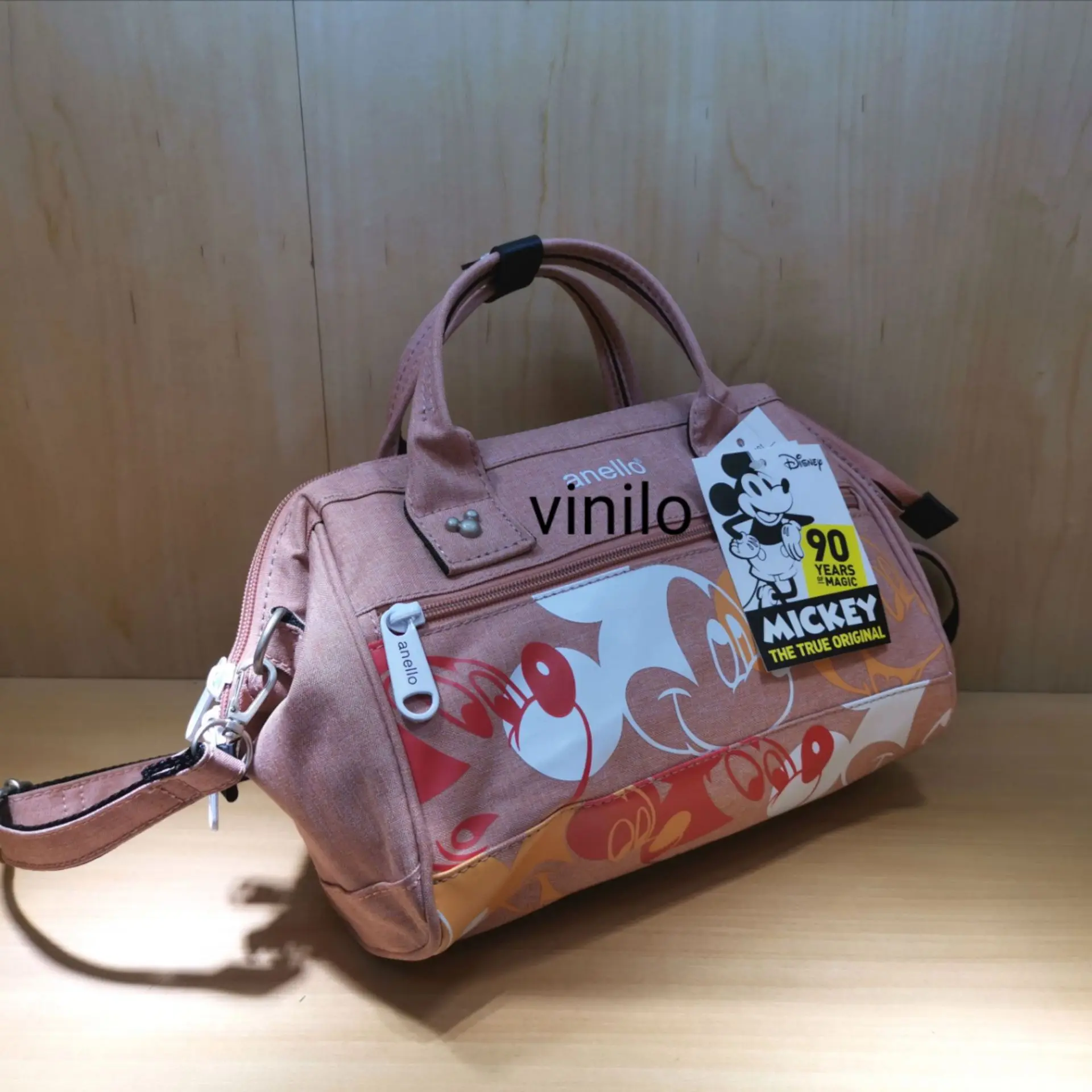 Disney Mickey mouse women men shoulder messenger bag lady minnie handbag Travel bag High capacity