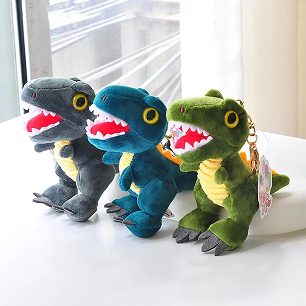 13CM Dinosaur Plush Toys Hobbies Cartoon Tyrannosaurus Stuffed Toy Dolls Keychain For Children Birthday Christmas Gift 13CM Dinosaur Plush Toys Hobbies Cartoon Tyrannosaurus Stuffed Toy Dolls Keychain For Children Birthday Christmas Gift
