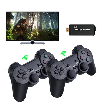 

2.4G Â Double Wireless Controller Gamepad 4K TV Video Game Console Support PS1 Classic Games Retro Game Console HDMI