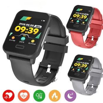 

Fashion E33 Smart Bracelet With Heart Rate Blood Pressure Waterproof Fitness Tracker Simple And Stylish Smart Watch Android IOS