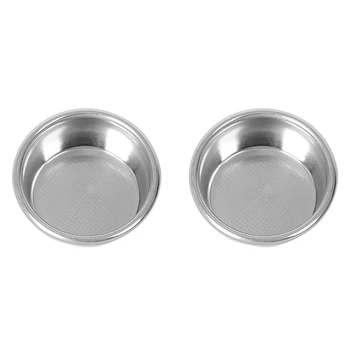 

2Pack 54mm Filter Basket for Breville Sage 870/875/878/880 54mm Semi-Automatic Coffee Machine Bottomless Handle Filter