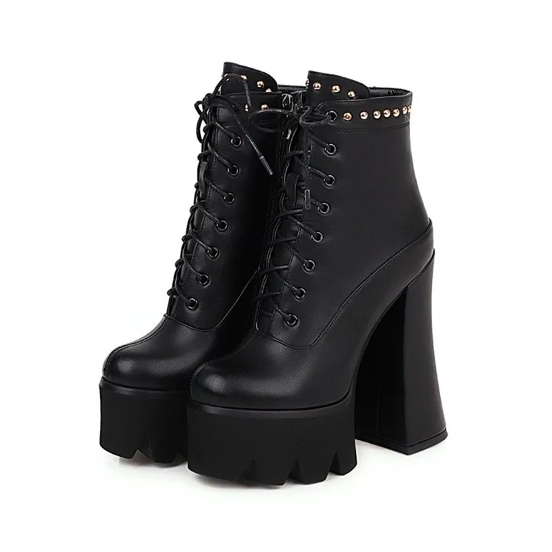 biker high heels