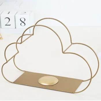 

Wall Mounted Storage Rack Wrought Iron Cloud-Shaped Wall Shelf Organization for Bedroom Home Decor DIY Wall Decor Holder P7Ding