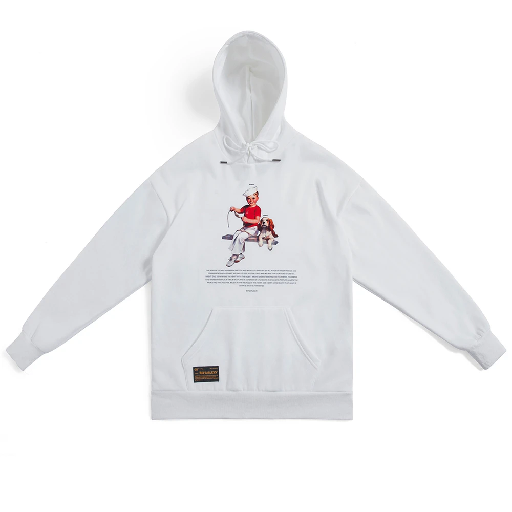 OSCN7 High Street печати флисовая толстовка женщина осень уличная плюс бархатные толстовки оверсайз женщины 8038A
