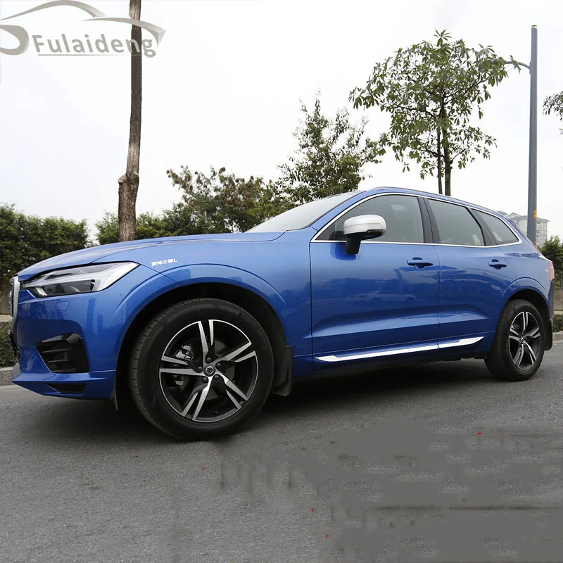 4 шт. для Volvo XC60- новая ABS Хромированная наружная дверь обшивка кузова литье аксессуары боковая накладка Стайлинг автомобиля