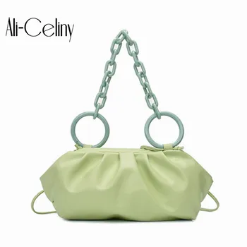 

Handbag Brand Original Design 2020 New Fashion Joker Fold One Shoulder Cloud Messenger Bag