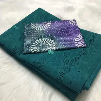 

2.5yards+5yards latest swiss voile lace in switzerland 2019 latest bazin brode brocade jacquard brocade fabric