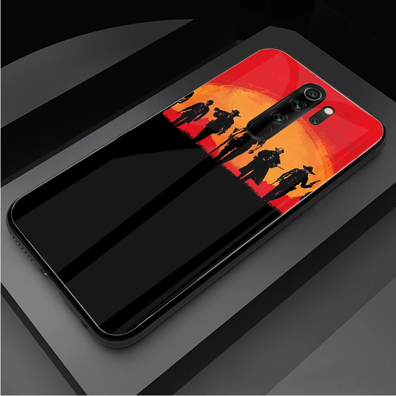 Trò Chơi Red Dead Redemption 2 Kính Cường Lực Điện Thoại Ốp Lưng Cho Redmi Note 5 6 7 8 9 Pro Note8T Note9S redmi8 9 Bao Vỏ phone cases for xiaomi