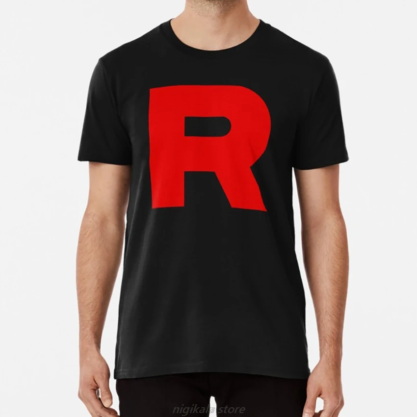 Team Rocket T Shirt Rocket Team Team Rocket Red Green Blue Anime