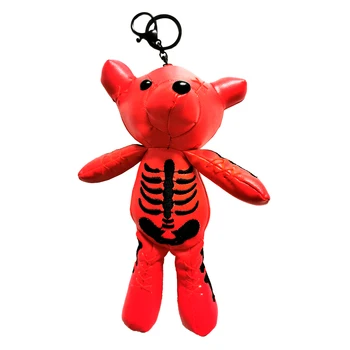 

Fashion Skeleton Bear doll Female Bag Keychains Punk Style Designer Backpacks bear key pendant for Adolescent Girls