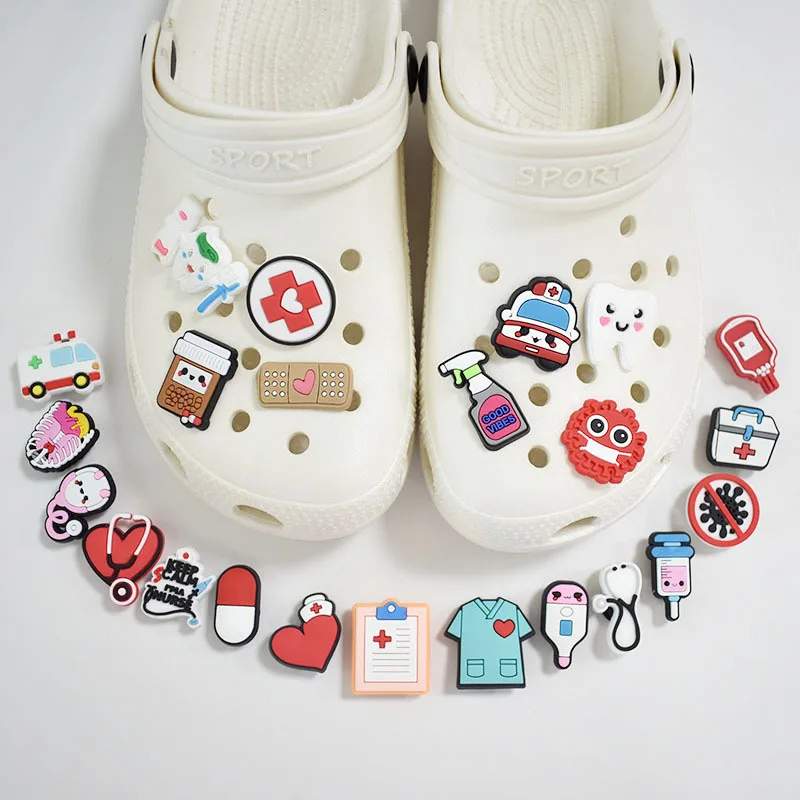 Medical Shoe Ornament Buckle Jibbz | Accessories Crocs Medical - 1 Cartoon  Shoe - Aliexpress