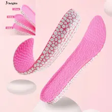 

Women Height Increase Insoles Popcorn High Elastic Invisible Lifting Insole Shock Absorption Memory Rebound Sole Insert Shoe Pad