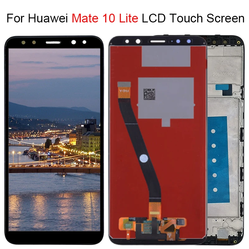 LCD Display For Huawei Mate 10 Lite Touch Screen Digitizer Assembly + Frame Glass Panel lcd | Мобильные телефоны и