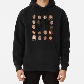 

The Office Crew Hoodie The Office Office Cast Nbc Tv Michael Dwight Schrute Jim Halpert
