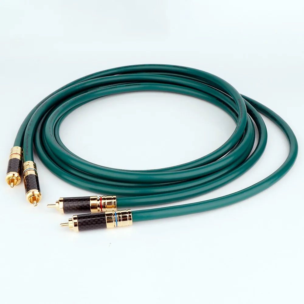 Furutech Fa-220 Occ Single Crystal Copper Rca Cable Signal Wire Audio Wire Crittografia Schermatura Spina In Fibra Di Carbonio Placcata Oro
