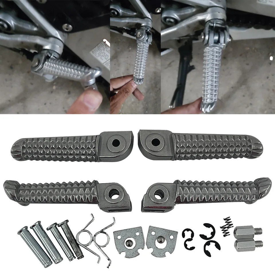 Pedane Anteriore Per Moto YZF R1 R6 - In Alluminio, Set Completo Con Accessori - Foto 5