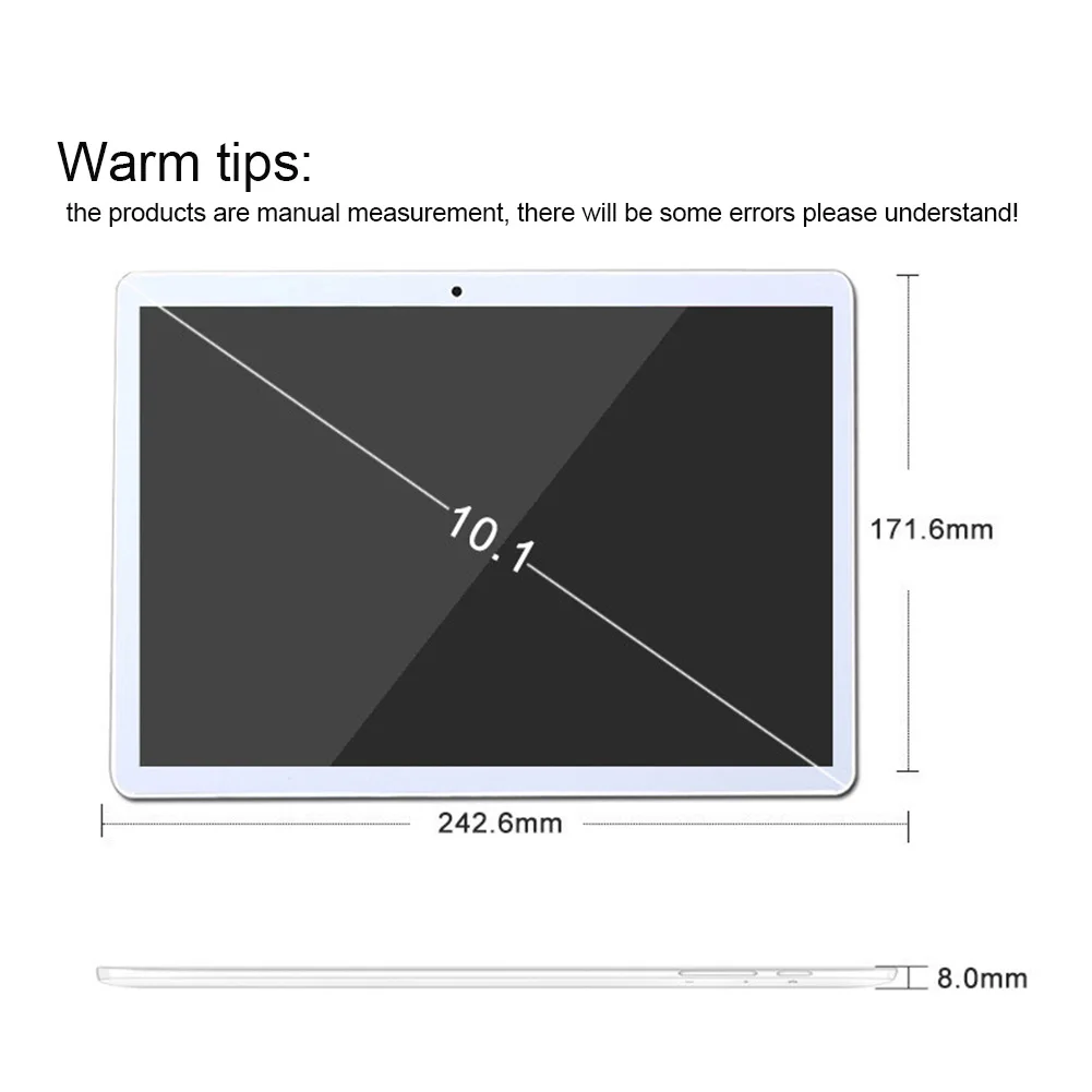 10 дюймов 6+ 64G 4 ядра, есть WiFi, две SIM карты, Камера планшетный ПК с функцией Bluetooth для Android OS