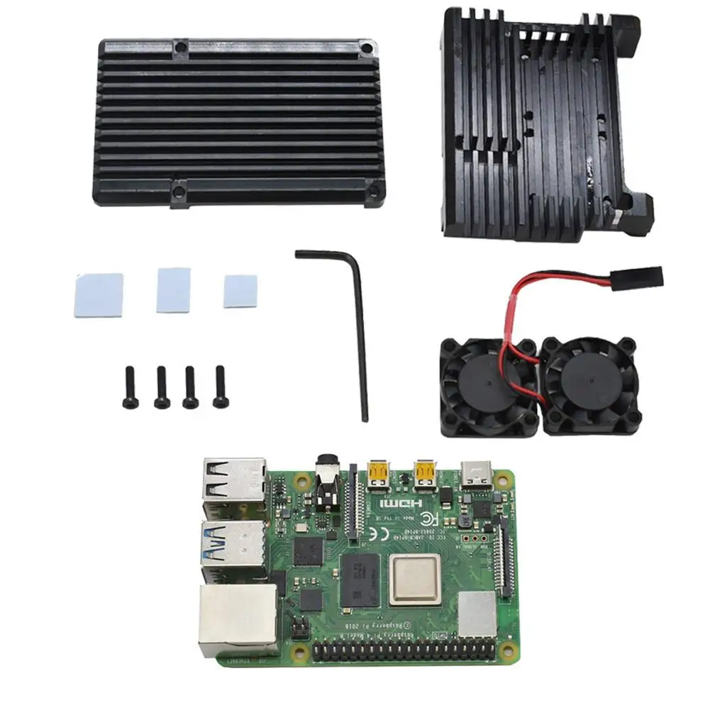 2G ram для Raspberry Pi 4 поколения Модель B Тип компьютерная плата развития двойной экран
