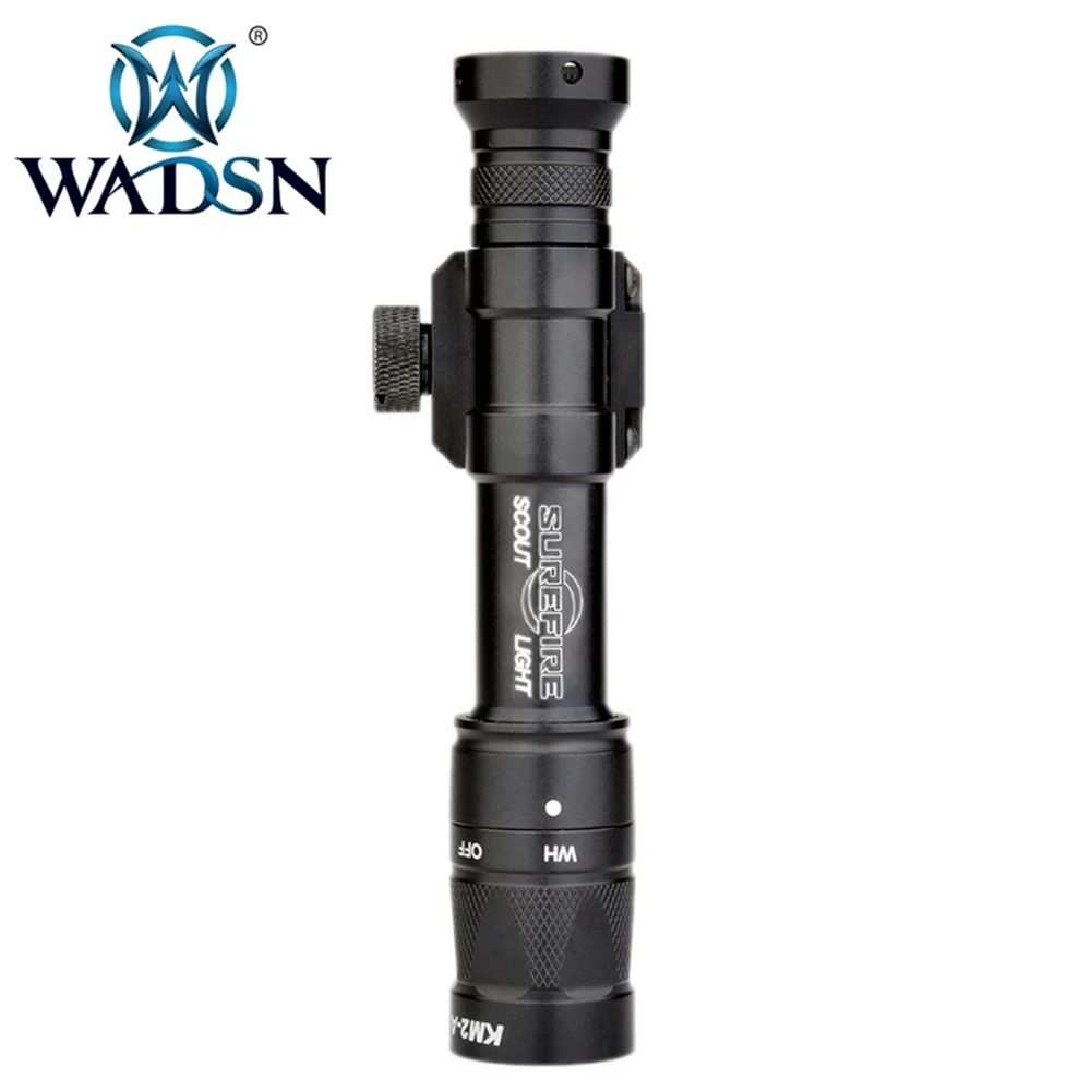 WADSN тактический фонарь SF M600W SCOUTLIGHT светодиодный KM2-A лампа модуль стробоскоп фонарь двойной переключатель кольцо Переключатель Оружие Огни WEX377