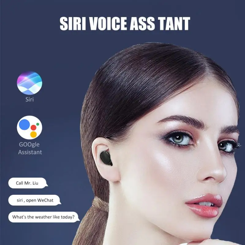 E6S TWS Wireless Earphone For Redmi Airdots Earbuds LED Display Bluetooth 5 0 Headsets With Mic For IPhone Huawei Samsung Pk A6S