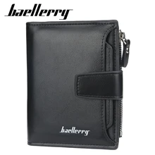 

Men's wallet student baellerry new Korean version of multi-card fashion mini vertical zipper buckle coin purse short wallet 917