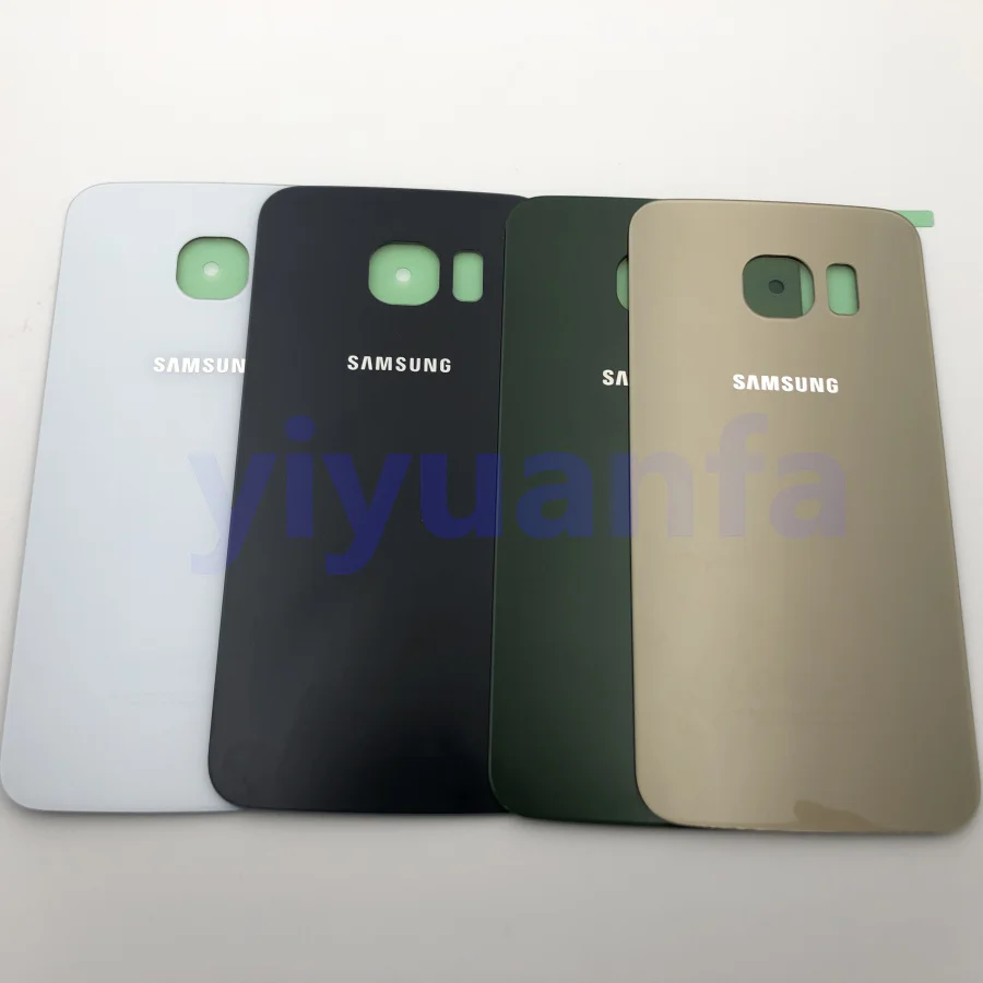 Чехол для аккумулятора S6 для samsung Galaxy S6 G920, задняя крышка G925 G928 S6 Edge S6+ S6Edge Plus, Задняя стеклянная крышка корпуса