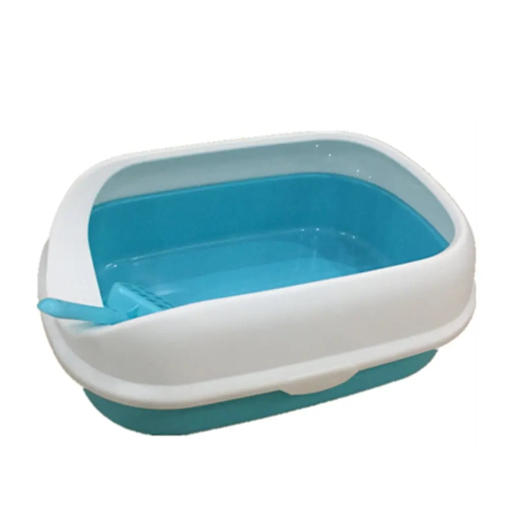 

Portable Clean Cat Litter Box Training Bedpans Open Top Cat Sand Litter Box Cat Toilet Trainer For Pets Supplies