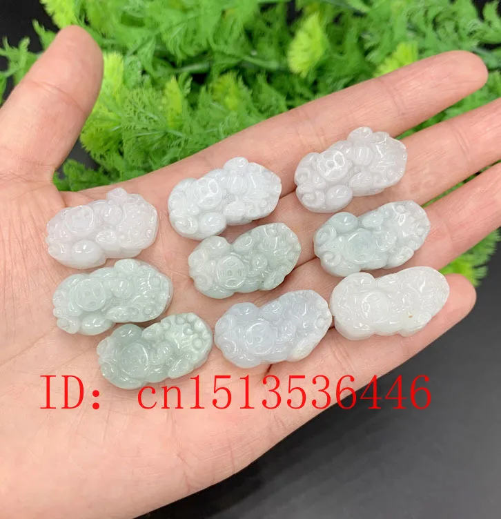 3 шт. DIY натуральный изумруд Китайский резной кулон Pixiu ожерелье ювелирные изделия