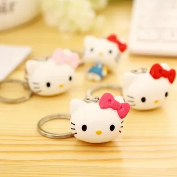 

hello kitty keychain key chain key pendant cartoon cute keychain ceramic pendant accessories