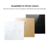 Woolley Wifi EU Touch Switch Black White Golden Smart Wall Light Switches Glass Panel 1/2/3 Gang Work with Alexa, Google Home 6
