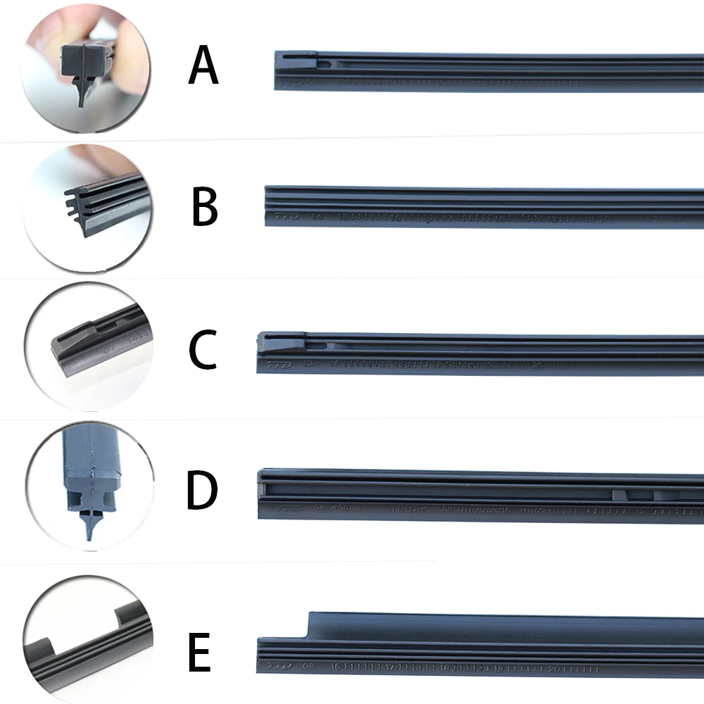 Car Wiper Blade Insert Rubber strip For Toyota Camry Corolla RAV4 Yaris Highlander Land Cruiser PRADO Vios Vitz Reiz succeed | Автомобили