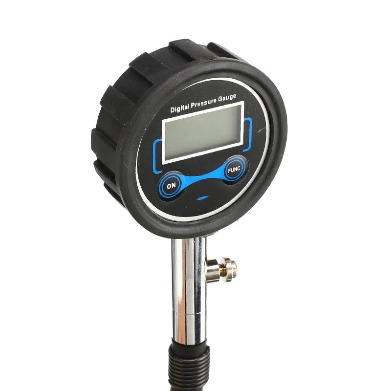 Автомобильный мотоцикл 0-200PSI lcd цифровой датчик давления воздуха в шинах датчик измерительный прибор тестер Длинные трубки воздушный насос системы контроля давления в шинах