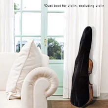 Акустическая электрическая 4/4 полноразмерная покрывало для скрипки, тканевое покрывало, бархатная ткань, сумка для скрипки, черная Пылезащитная Крышка для скрипки