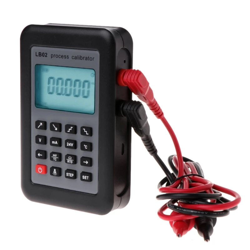 

LCD Display Calibrator Tester Resistance Current Voltage Voltmeter 4-20mA Signal Generator Source Process Calibrator