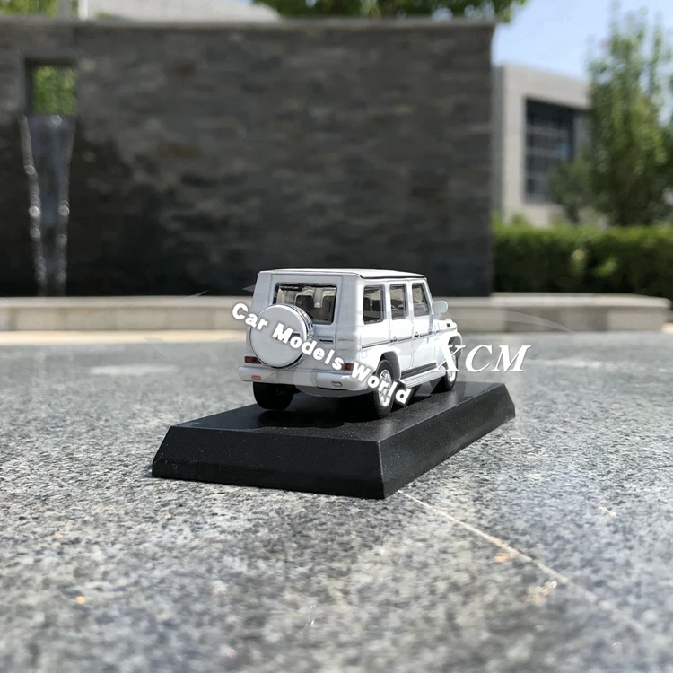 Литая под давлением модель автомобиля для Kyosho G 55 AMG 1: 64(белый)+ маленький подарок