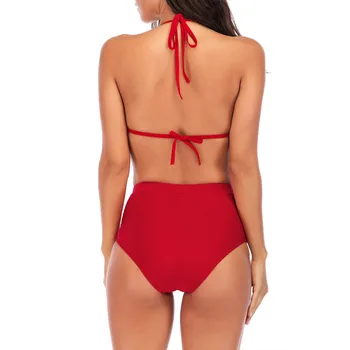 

High Waist Bikini 2020 Sexy Lace-edged Swimsuit Female Swimsuit Push Up Beachwear Swimsuit Brazilian Bikini Suit Bikini Female