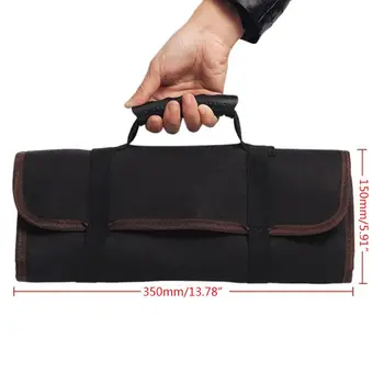 

Multi Tool Bags Practical Carrying Handles Roller Bags Polyester Toolkit Tooling Enclosure