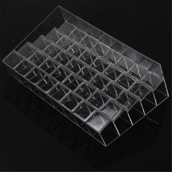 

Acrylic Nail Polish Display Stand Multi-Layer Plastic Transparent Frame Mask Lipstick Display Cosmetics Hot Sale