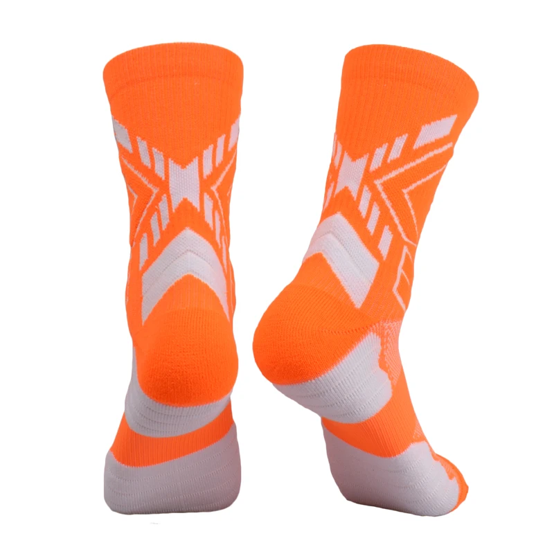 New Basketbal Socks Non-slip Breathable Middle Thickened Towel Bottom Outdoor Running Cycling Basketball Men's Sports Socks