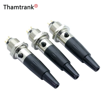 

10sets Mini XLR 3 4 5 Pin Female Plug + Male Socket Small XLR Audio Microphone Connector MIC for Cable Soldering Straight