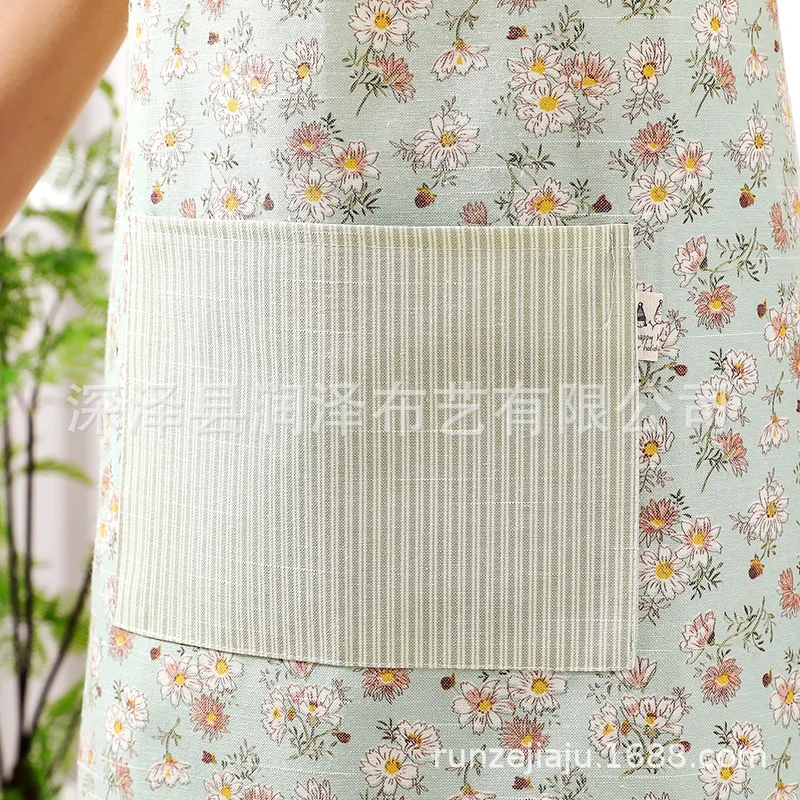 Apron Manufacturers Korean-style-Style Kitchen Sleeveless Apron Adult Cooking Cute Apron Manufacturers Direct Selling a Generati
