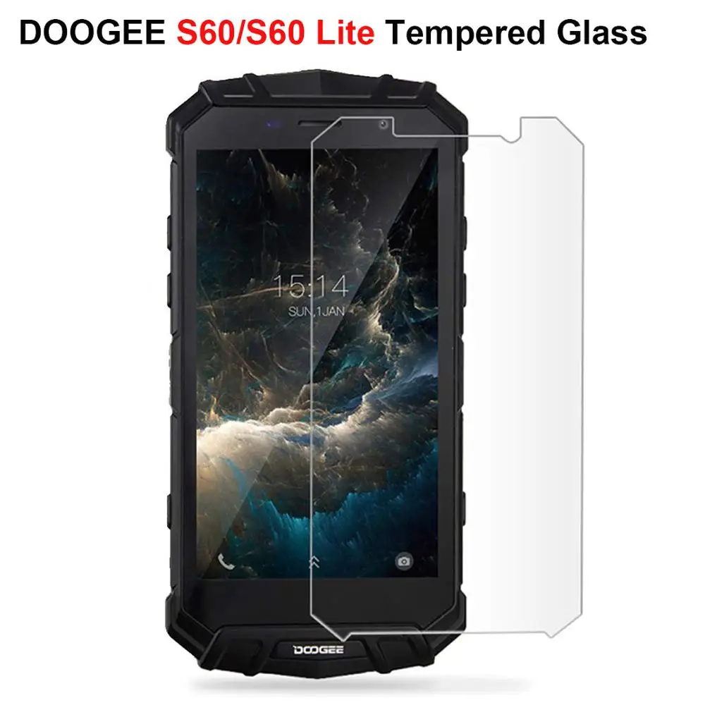 

9H 2.5D Ultra-thin Tempered Glass For Doogee S60 HD Screen Protector For Doogee S60 Lite S 60 Scratch Proof Protective Film