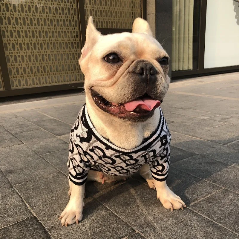 Fashion Dog Clothes Pet Puppy Sweater Hoodie French Bulldog Pug Teddy Jacket Coat for Dogs cat In Winter Keeping Warm