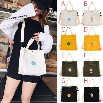 

2020 Summer Fashion Women Bags Pure Color Casual Tote Canvas Concise Flora Handbag Zipper Shoulder Bag Beach Party Bags#G30